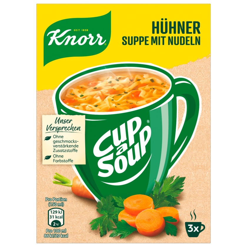 Knorr Hühner Suppe mit Nudeln 27g